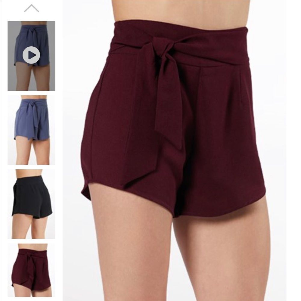 Balera By Weissman Tie Waist Shorts